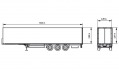 Rozměry plochy kamionů AdTrucks pro soutěžní návrh