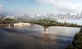 Londýnský most pro pěší The Garden Bridge se zahradou od Heatherwick Studio