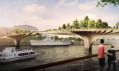 Londýnský most pro pěší The Garden Bridge se zahradou od Heatherwick Studio