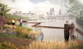 Londýnský most pro pěší The Garden Bridge se zahradou od Heatherwick Studio
