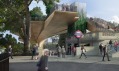 Londýnský most pro pěší The Garden Bridge se zahradou od Heatherwick Studio