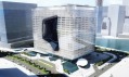 Budova The Opus Dubai od Zahy Hadid jako hotel ME by Melia