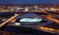 London Aquatics Centre od Zahy Hadid po přestavbě po olympiádě