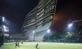 Jockey Club Innovation Tower od Zahy Hadid v Hongkongu