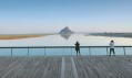 Most na Mont Saint-Michel od Dietmar Feichtinger Architects na vizualizaci