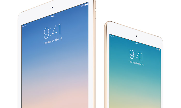 Apple uvádí nové tablety iPad Air 2 a iPad mini 3