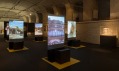 Pohled do expozice výstavy Antoni Gaudího ve Vídni