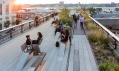 Třetí část nadzemky přestavěné na park High Line označován jako Rail Yards