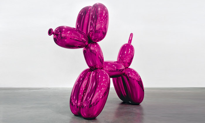 Jeff Koons vystavuje v Paříží umění na pomezí kýče