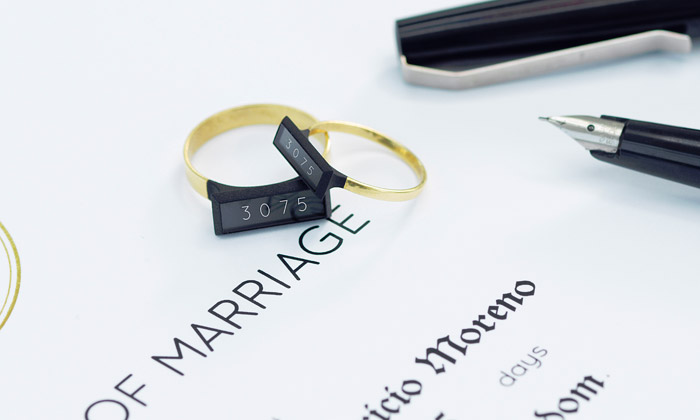 Alice Wang navrhla prsteny manželství budoucnosti