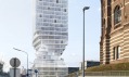 Vítězný návrh na věž Turm mit Taille ve Vídni od MVRDV