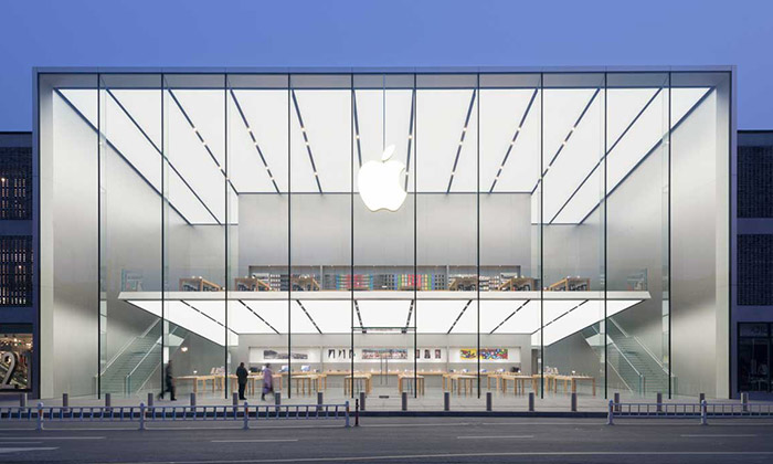 Foster postavil v Číně minimalistický Apple Store