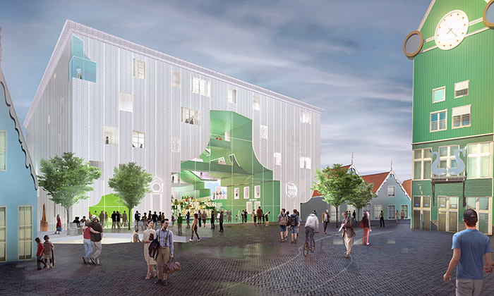 Zaanstad postaví nové kulturní centrum od MVRDV