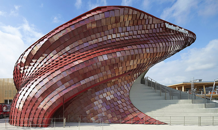 Libeskind vytvořil pavilon Vanke pro Expo jako draka