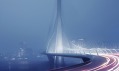 Danjiang Bridge na Tchaj-wanu od Zahy Hadid