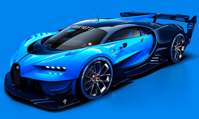 Bugatti navrhlo supersportovní Vision Gran Turismo