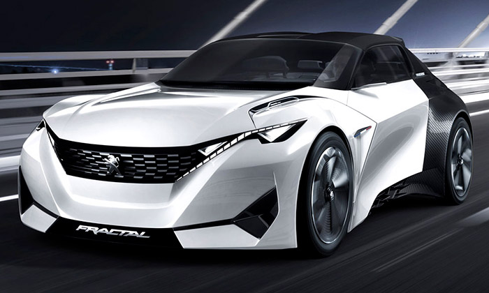 Peugeot představil futuristický koncept vozu Fractal