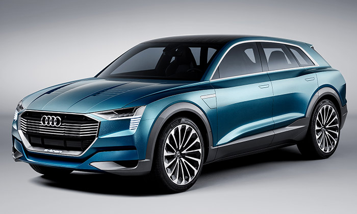 Audi představilo konceptem E-tron Quattro své SUV