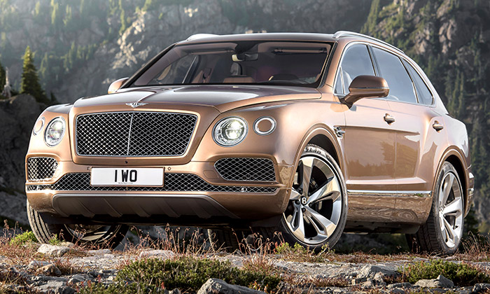 Bentayga je první sportovně-užitkový vůz Bentley