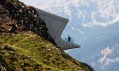 Zaha Hadid a její Messner Mountain Museum Corones v Jižním Tyrolsku v Kronplatzu