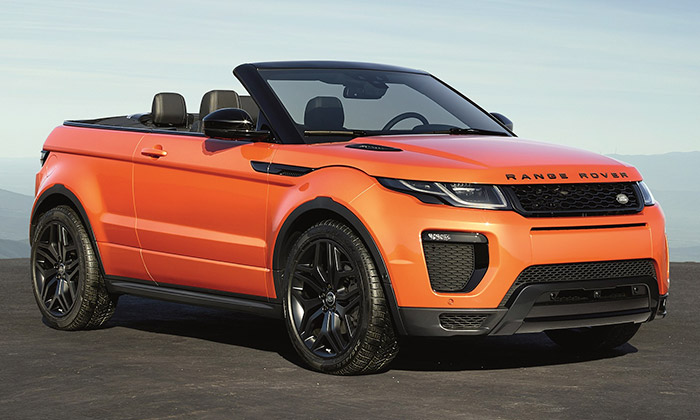 Range Rover Evoque představen ve verzi Cabriolet