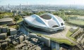 Návrh od Zaha Hadid v obnovené soutěži na Národní stadion v Tokiu