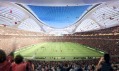 Návrh od Zaha Hadid v obnovené soutěži na Národní stadion v Tokiu