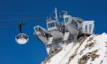Mmcité a lavička na vyhlídce na Mont Blanc ve výšce 3462 metrů
