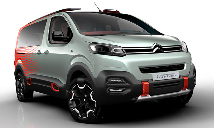 Citroën ukázal divoký koncept SpaceTourer Hyphen