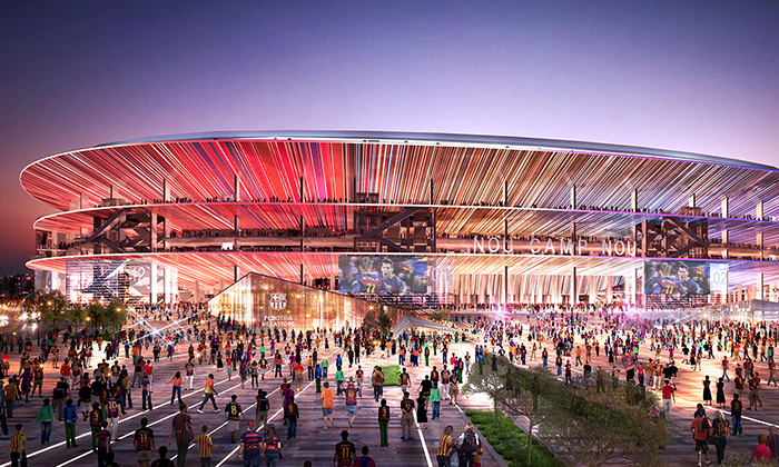 FC Barcelona ukázala nový stadion New Camp Nou