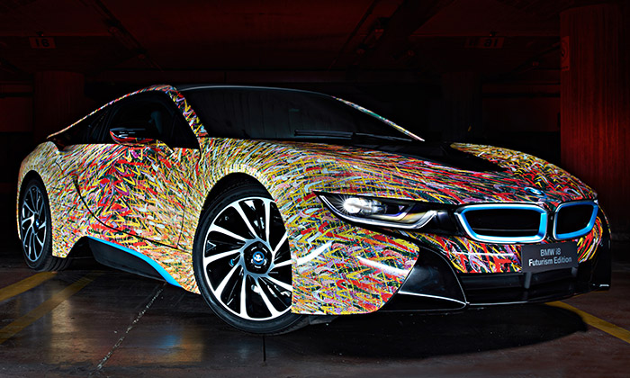 BMW k výročí vytvořilo výtvarnou i8 Futurism Edition