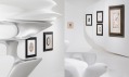 Ukázka z výstavy Kurt Schwitters: Merz v designu od Zahy Hadid