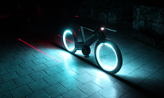 The Cyclotron Bike má být revoluční svítící jízdní kolo