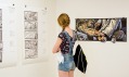 Kurt van der Basch a ukázka z výstavy Nespatřený komiks