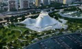 Původní návrh Lucas Museum of Narrative Art ve městě Chicago