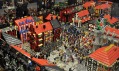 Pohled do expozice výstavy kostek Lego v Praze