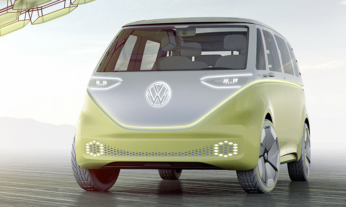 Volkswagen ukázal elektrický mikrobus I.D. Buzz