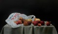 Ukázka z výstavy Fascinace skutečností: Jan Mikulka - Zátiší s jablky