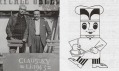 Eduard Hofman s Adolfem Hoffmeisterem a Jan Kubíček, ilustrace z propagační brožury Vaří šéfkuchař
