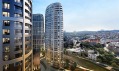Multifunkční projekt Sky Park v Bratislavě od Zaha Hadid Architects