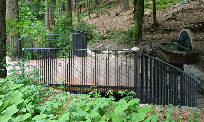 ORA postavili u Jánských Lázní lávku ke studánce