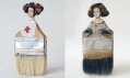 Rebecca Szeto a její portréty vyřezané do starých štětců