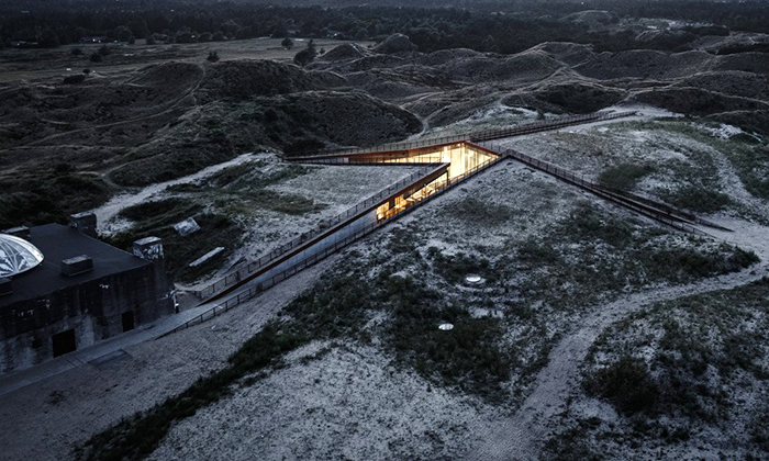 V Dánsku přestavěli starý bunkr na moderní muzeum