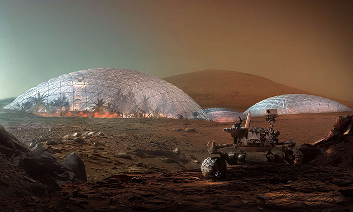 BIG postaví u Dubaje město simulující život na Marsu