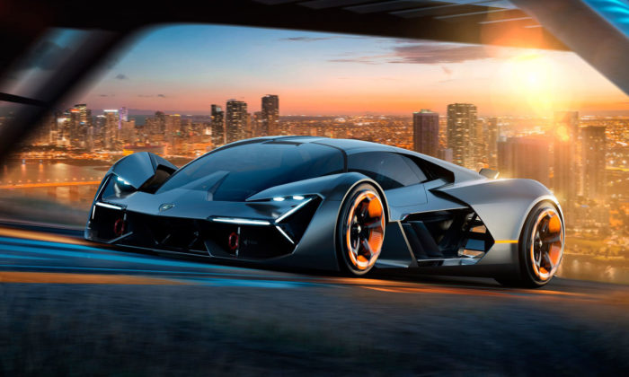 Lamborghini s MIT navrhli elektrický sporťák Terzo Millennio pro třetí tisíciletí