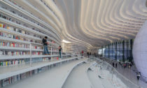 Tianjin Binhai Library od MVRDV