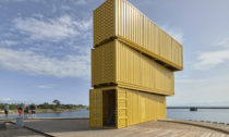Water Sports Center Halsskov v Dánsku od Sweco Architects