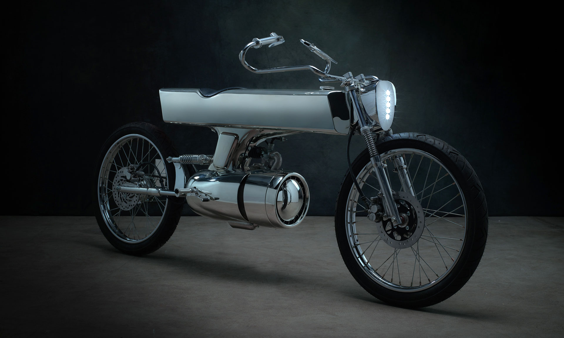Bandit9 navrhli futuristickou motorku L-Concept s nádechem starých časů