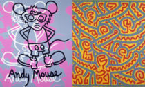 Keith Haring a ukázka z výstavy The Alphabet