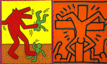 Keith Haring a ukázka z výstavy The Alphabet